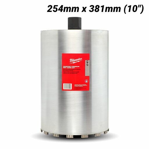 Milwaukee 48173100 254mm x 381mm (10") Diamond Premium Wet Core Bit – image 2