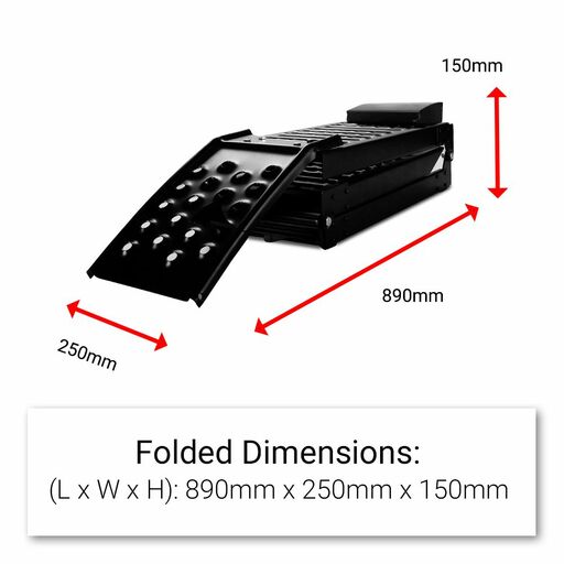 Climbrite CLR350 350kg Steel Trifold Loading Ramp – image 7