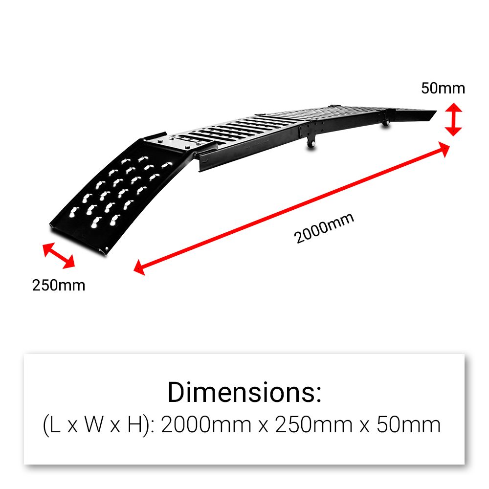 Climbrite CLR350 350kg Steel Trifold Loading Ramp – image 9