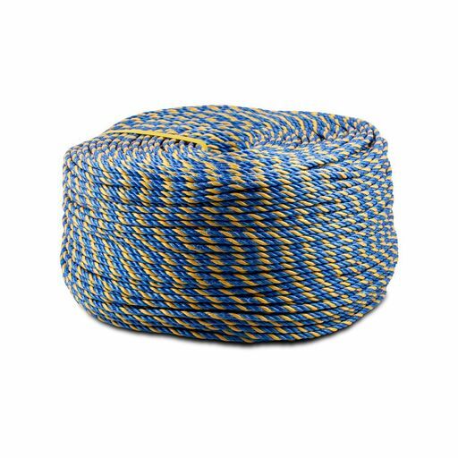 Wattmaster WATPLTELSTRA 400m x 6mm Yellow and Blue Pulling Rope  – image 2