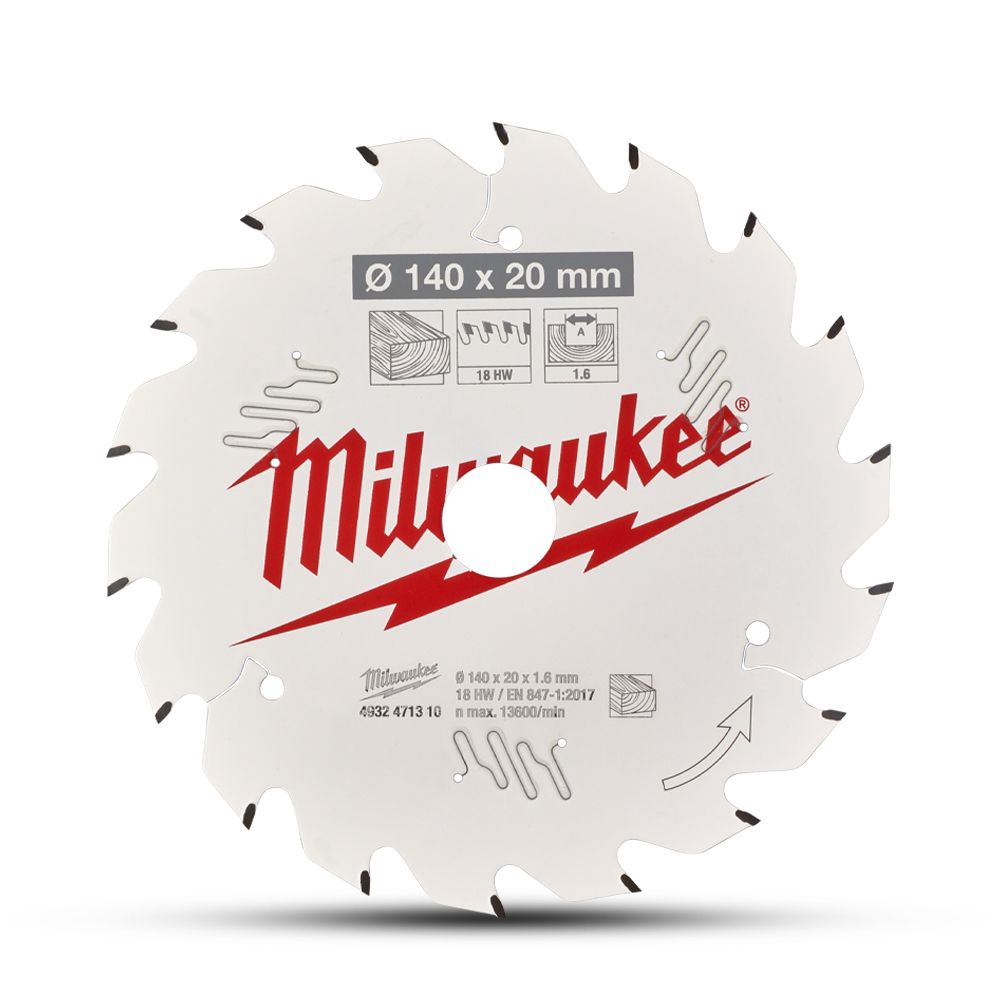 Milwaukee 4932471310 140mm (5-1/2“) 18T Wood Framing Circular Saw Blade – image 2