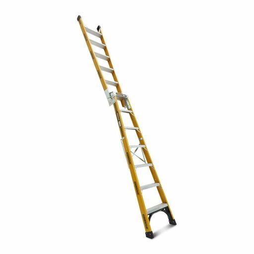 Gorilla FDM007-HD 7-Step 2.1-3.9m 180kg Fibreglass Dual Purpose Industrial Ladder – image 2