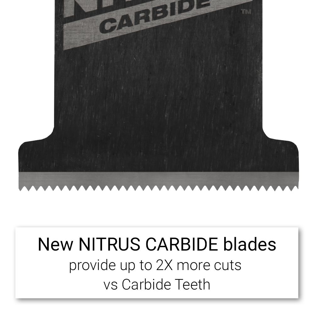 Milwaukee 49251561 35mm (1-3/8") OPEN-LOK Extreme Metals Blade with NITRUS CARBIDE – image 4
