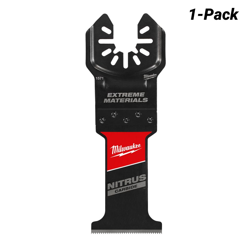 Milwaukee 49251571 1-Pack 35mm (1-3/8") OPEN-LOK Extreme Materials Blade with NITRUS CARBIDE – image 2