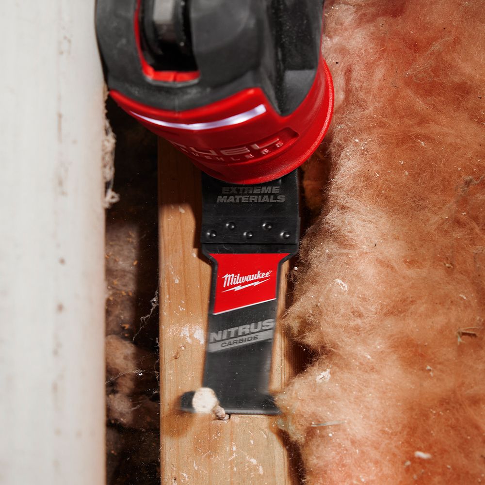 Milwaukee 49251571 1-Pack 35mm (1-3/8") OPEN-LOK Extreme Materials Blade with NITRUS CARBIDE – image 8