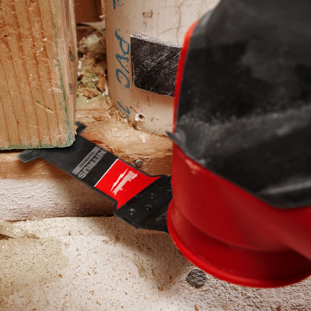 Milwaukee 49251571 1-Pack 35mm (1-3/8") OPEN-LOK Extreme Materials Blade with NITRUS CARBIDE – image 11