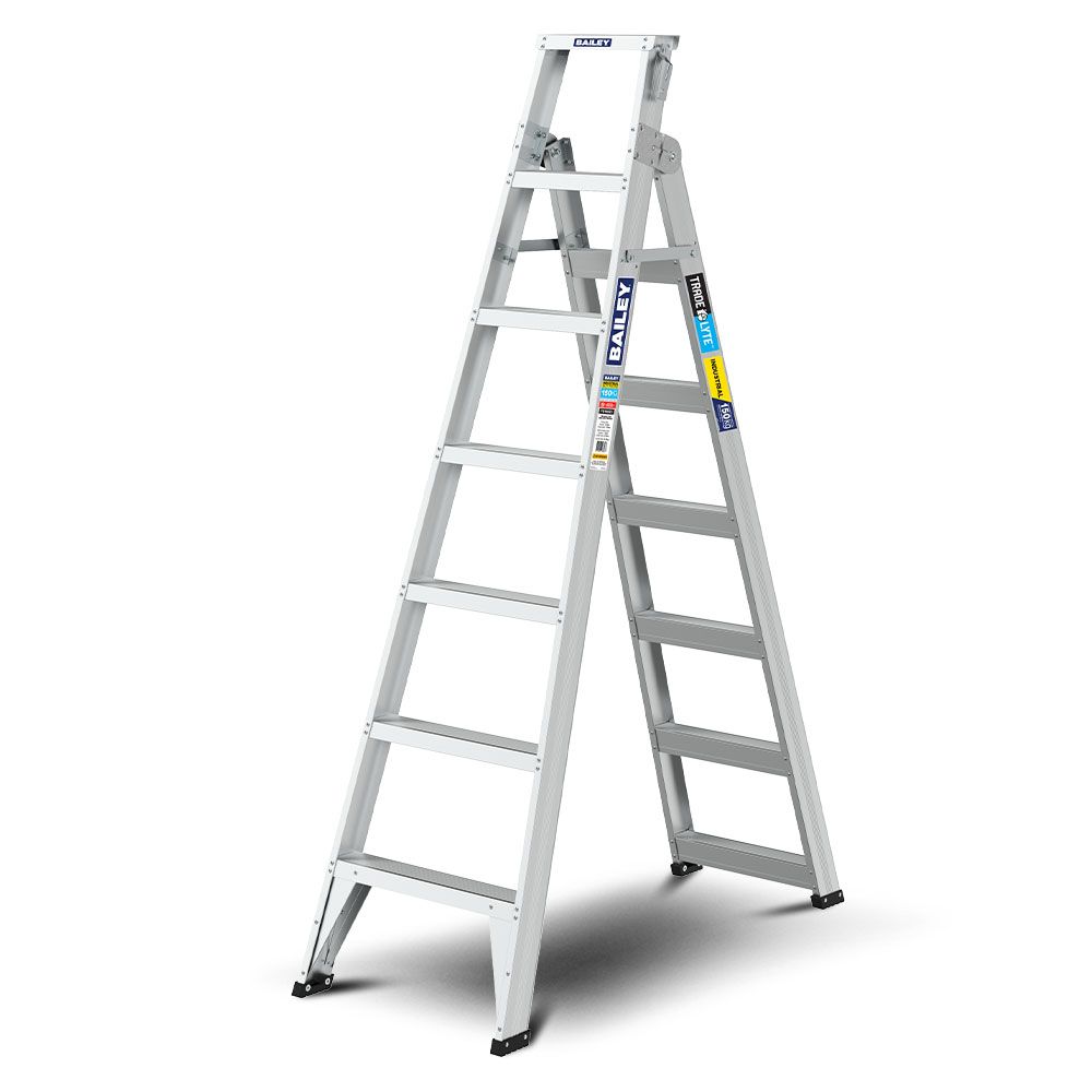 Bailey FS14022 150kg 1.8m 6 Step Trade LYTE Aluminium Dual Purpose Ladder – image 2