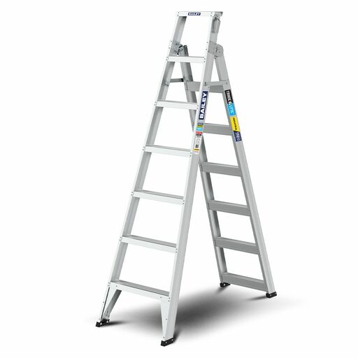 Bailey FS14022 150kg 1.8m 6 Step Trade LYTE Aluminium Dual Purpose Ladder – image 2