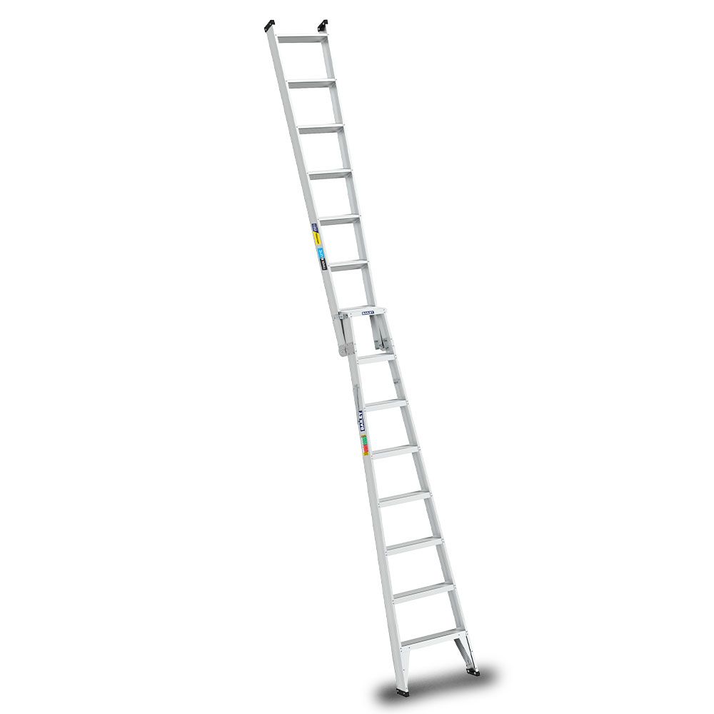 Bailey FS14024 150kg 2.4m 8 Step Trade LYTE Aluminium Dual Purpose Ladder – image 3