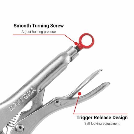 Daytona D95LNLP 240mm (9-1/2") Long Nose Locking Plier – image 4