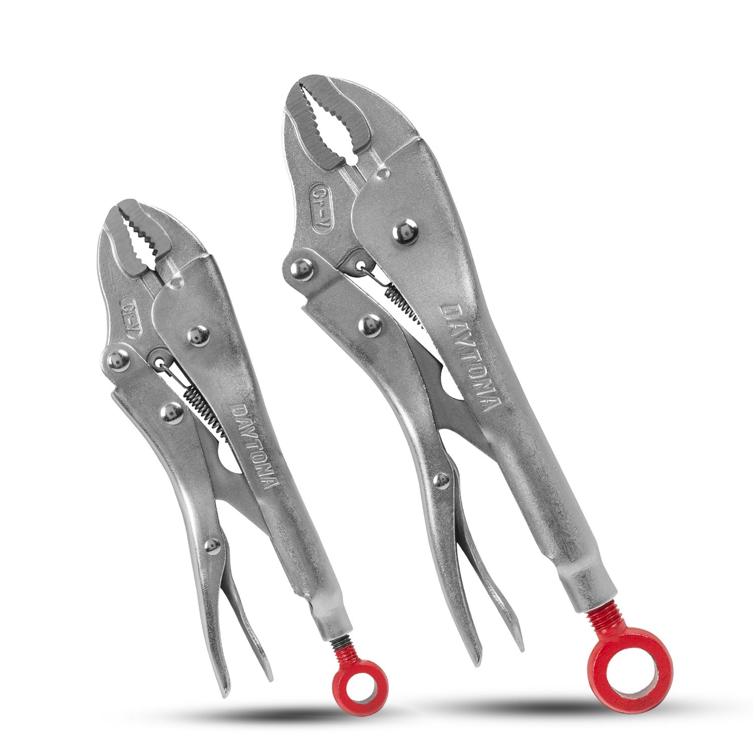 Daytona D2710CJLP 2pce 180mm (7") & 250mm (10") Curved Jaw Locking Pliers – image 2