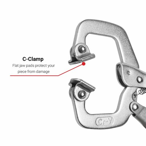Daytona D6CCLP 150mm (6") C-Clamp Locking Plier – image 5