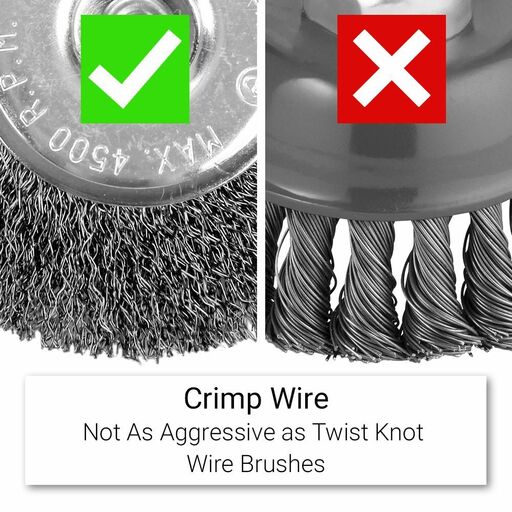 Xtorque XSB50 50mm Steel Crimp Wire Cup Brush – image 5