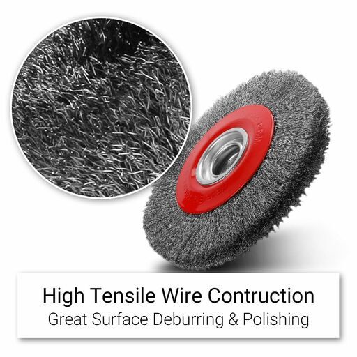 Xtorque XSW200 200mm Steel Crimp Wire Wheel – image 3