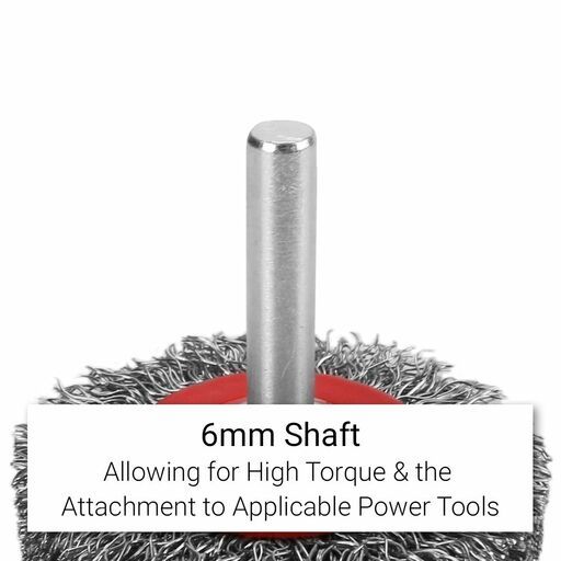 Xtorque XSB70H 70mm Steel Wire High Speed Crimp Wire Wheel Brush – image 6