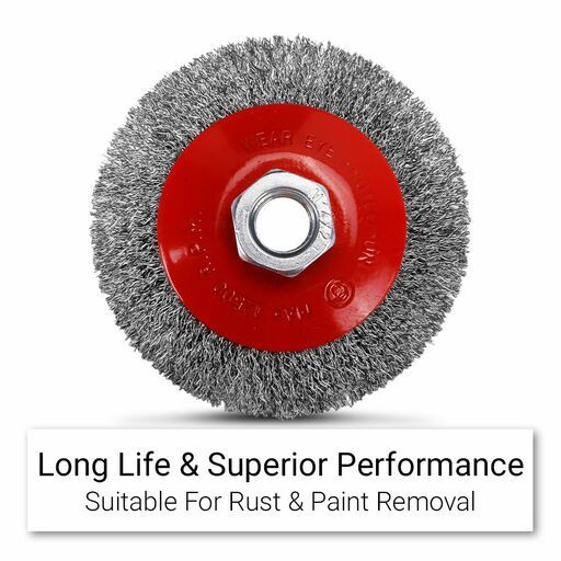 Xtorque XSSB100B 100mm Stainless Steel Crimp Wire Bevel Brush – image 5