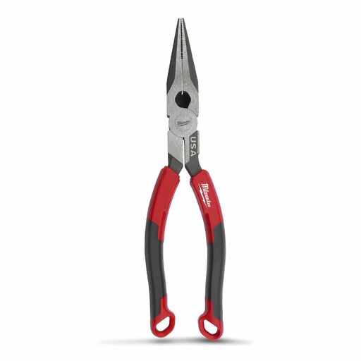 Milwaukee MT555 203mm (8") Comfort Grip Long Nose Pliers MADE IN USA
