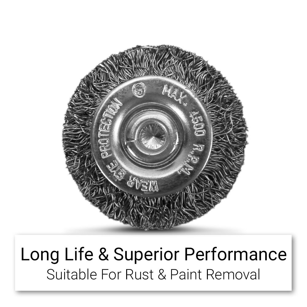 Xtorque XSB30W6 30mm Crimped Steel Wire Wheel Brush – image 5