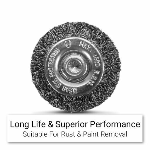 Xtorque XSB30W6 30mm Crimped Steel Wire Wheel Brush – image 5