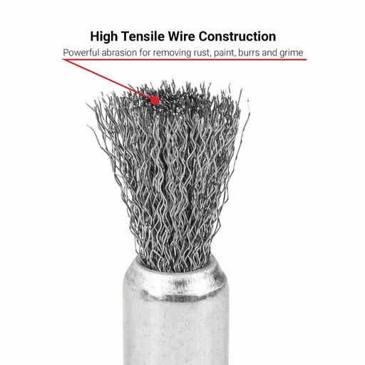 Xtorque XSB20P6 20mm Crimped Steel Wire Pencil Brush – image 4