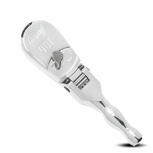GEARWRENCH 81212T 125mm 3/8" Teardrop Ratchet Drive 90 Tooth Stubby Flex Head – image 2