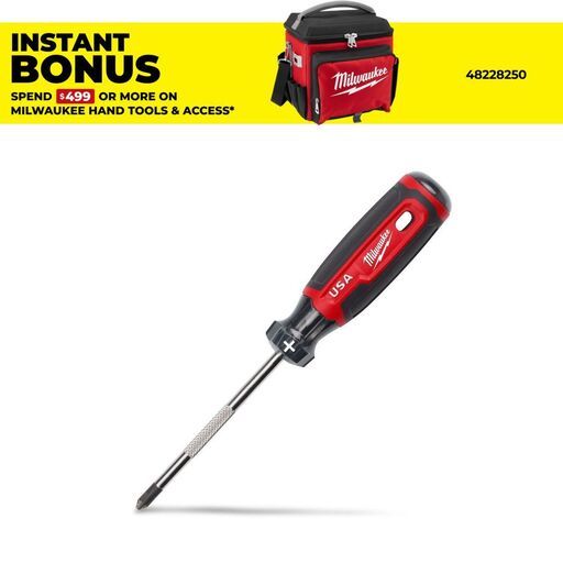 Milwaukee MT202 101mm Phillips #2 Cushion Grip Screwdriver