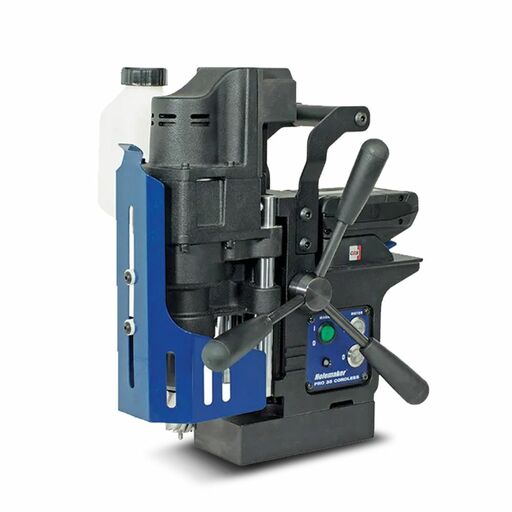 Holemaker HMPRO35-18VK1 18V 4.0Ah Li-ion Cordless Brushless 35mm x 52mm Magnetic Base Drill Combo Kit - MADE IN EUROPE