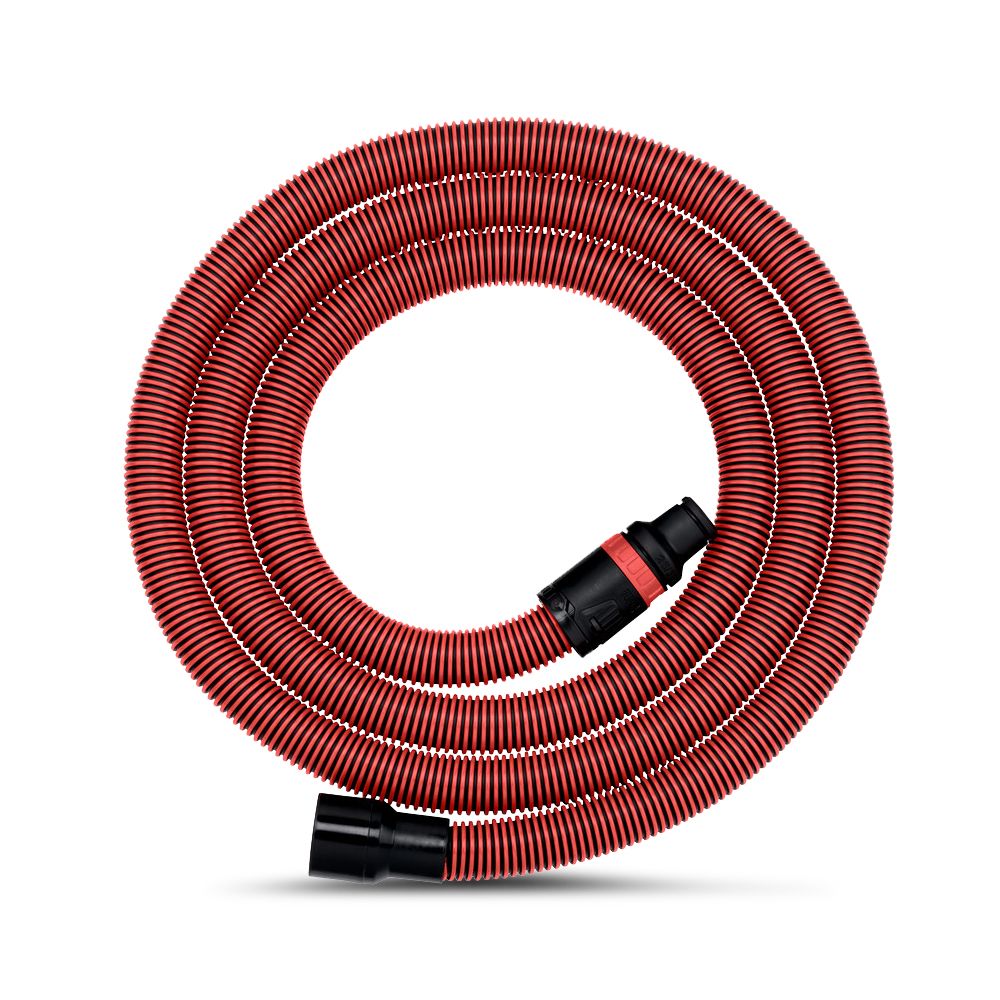 Metabo Anti-Static Suction Hose - 1-1/4" Diameter X 13 Ft Long, Red Industrial Vacuum Hose - View #5