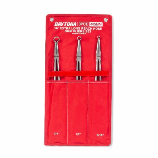 Daytona D163HGP 3pce 405mm (16") Extra Long Reach Hose Grip Pliers Set – image 9