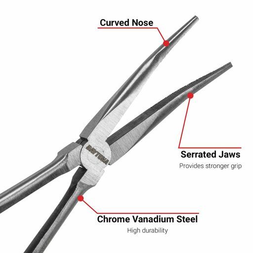 Daytona D164NP 4pce 405mm (16") Extra Long Reach Nose Plier Set – image 7