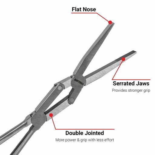 Daytona D335DJP3S 3pce 335mm Double Joint Extra Long Reach Plier Set – image 9