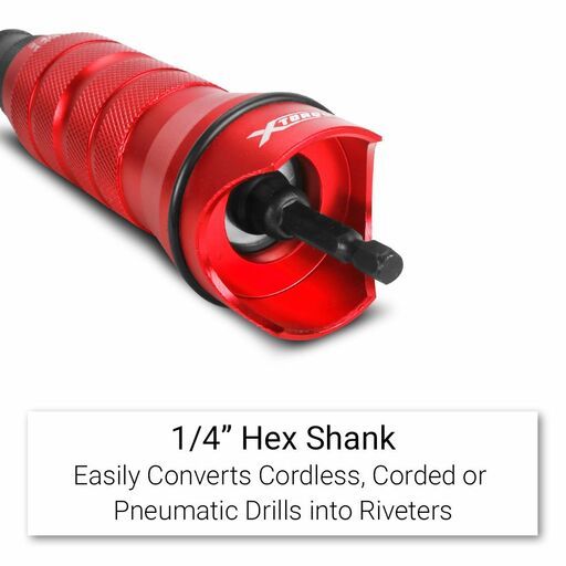 Xtorque XRA14 1/4" Hex Drill Rivet Attachment – image 3