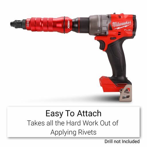 Xtorque XRA14 1/4" Hex Drill Rivet Attachment – image 2