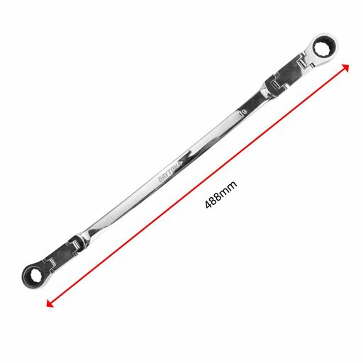 Daytona DDFS1719 17mm -19mm Double Flex Joint Ratcheting Spanner  – image 2