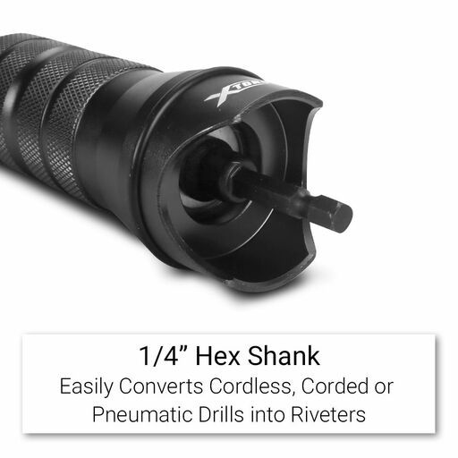 Xtorque XNRA14 1/4" Hex Drill Nut Rivet Attachment – image 3