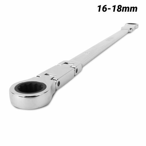 Daytona DDFS1618 16mm - 18mm Double Flex Joint Ratcheting Spanner 