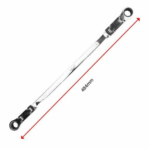 Daytona DDFS1618 16mm - 18mm Double Flex Joint Ratcheting Spanner  – image 2