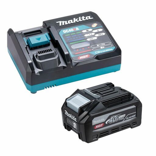 Makita B-90526 (DC40RA + 1x BL4040F) 40V Max 4.0Ah Li-Ion Cordless Batteries BL4050F and Rapid Charger DC40RA