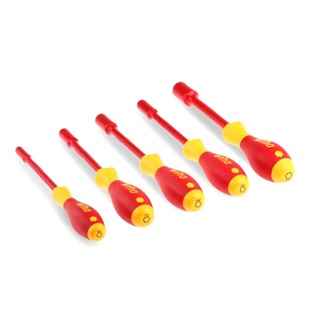 Wiha 37238 - SoftFinish Flexible Shaft Nut Driver, 7.0mm X 150mm