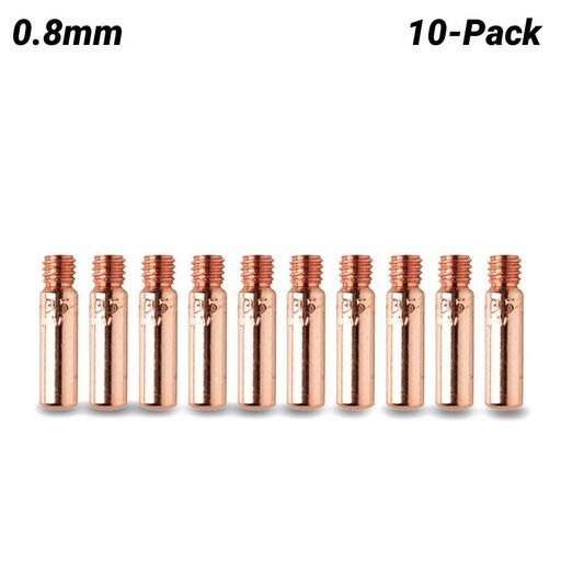 Cigweld BZT6608 10-Pack 0.8mm x M6 x L:25mm Contact Tip – image 2