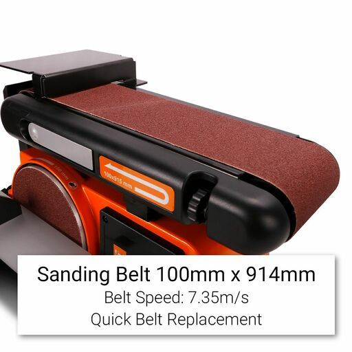 Bayer BBS400 400W 2-In-1 Belt & Disc Bench Sander – image 4