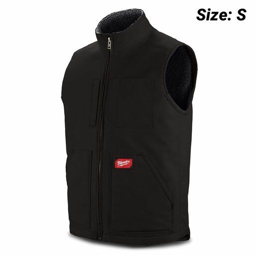 Milwaukee 801B GRIDIRON Sherpa Lined Vest Black