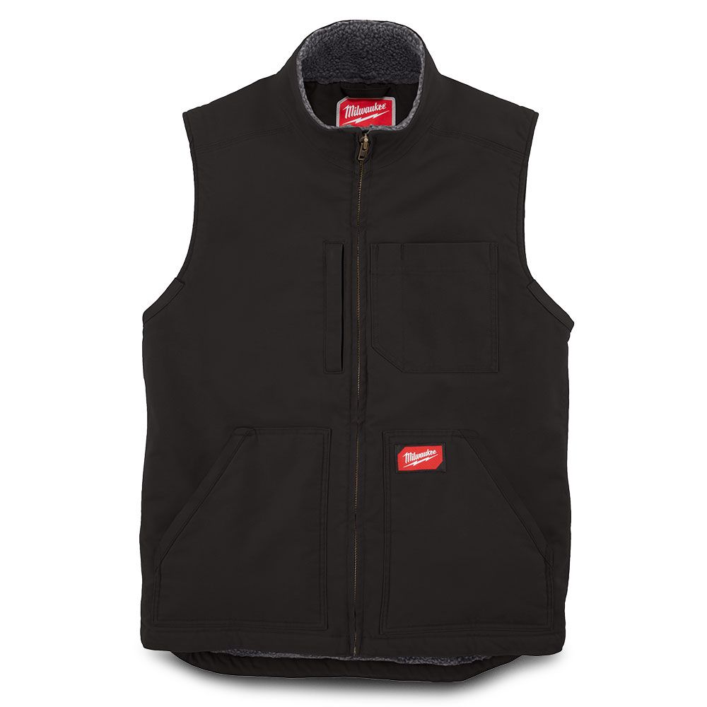Milwaukee 801B GRIDIRON Sherpa Lined Vest Black