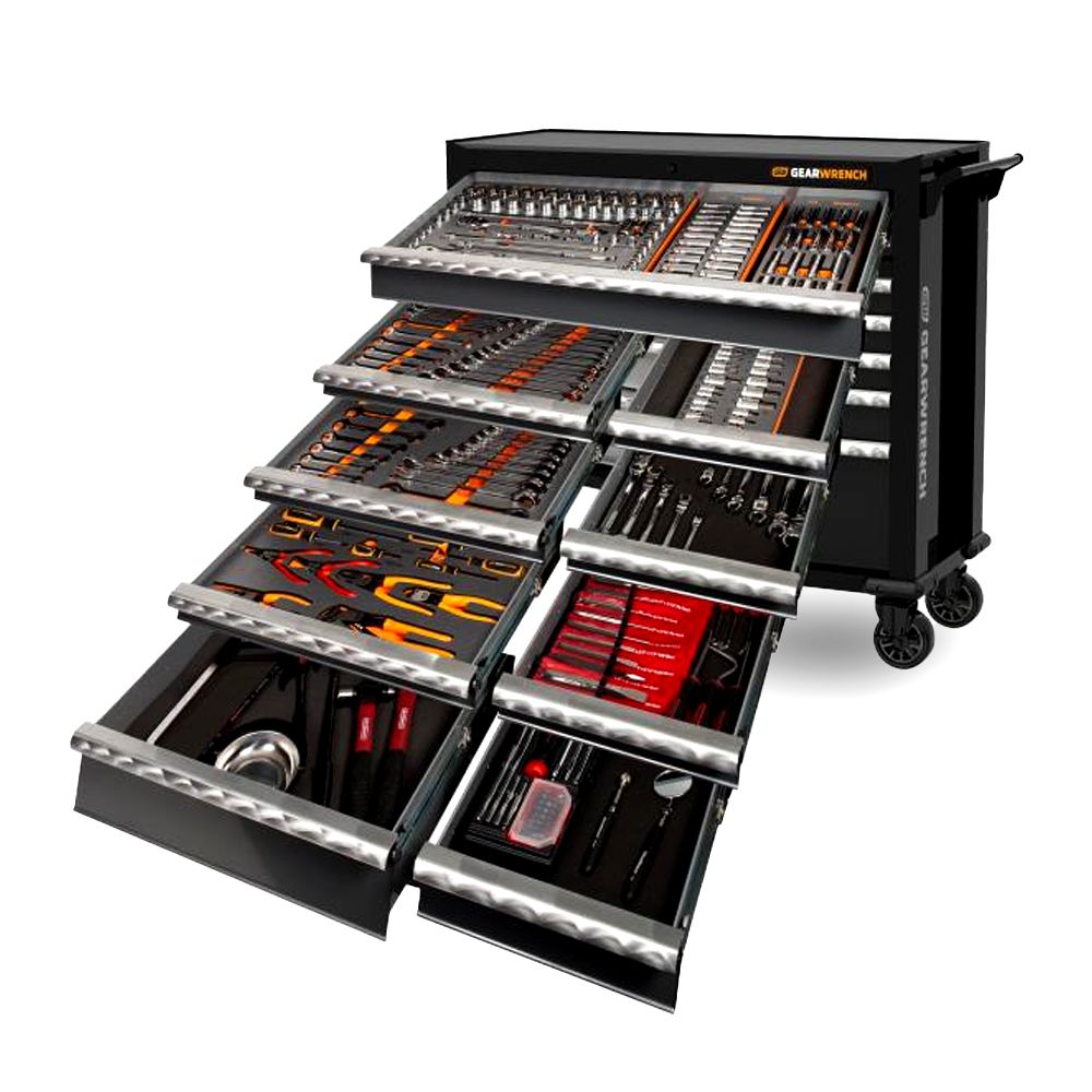 GEARWRENCH 77007 313pce Combination Tool Kit With 11 Drawer Roller Cabinet – image 1