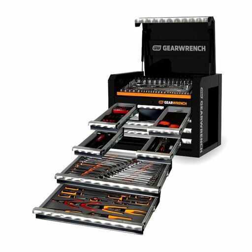 GEARWRENCH 77013 214pce Combination Tool Kit with 7 Drawer Tool Chest