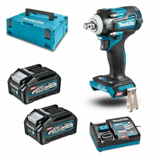 Makita TW004GM201 40V Max 4.0Ah Li-ion Cordless Brushless  1/2" Drive Impact Wrench Combo Kit
