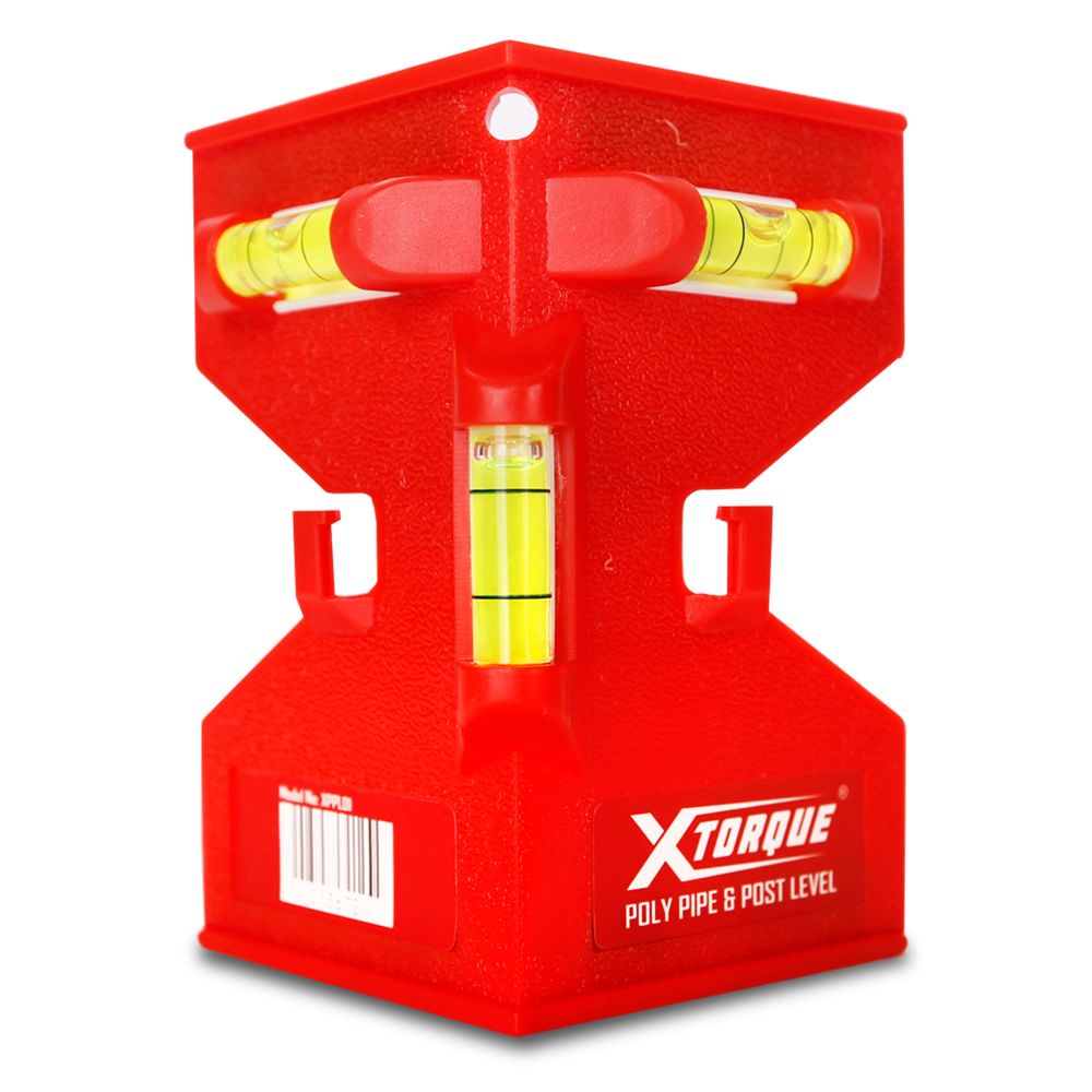 Xtorque XPPL01 Red Poly Pipe & Post Level – image 1