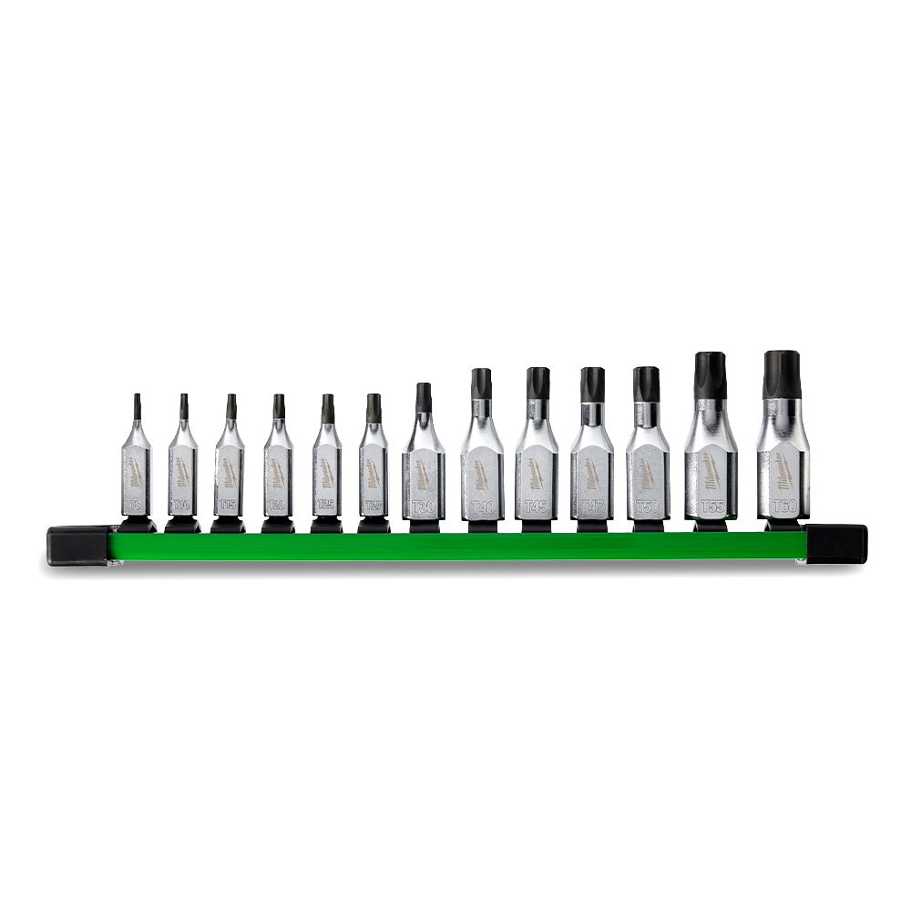 Milwaukee 48229532 13pce 1/4” and 3/8” Drive Torx Bit Socket Set – image 4