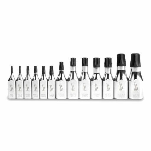 Milwaukee 48229532 13pce 1/4” and 3/8” Drive Torx Bit Socket Set – image 5
