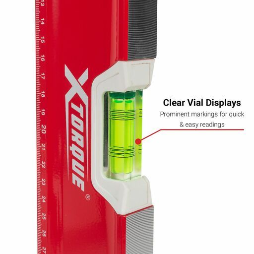 Xtorque XTR40 400mm Red Trade Spirit Level – image 5